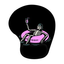 Britimes Ergonomic Mouse Pad with Wrist Support Black Skeleton Mouse Pads wit...