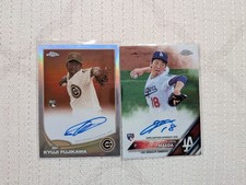 TOPPS CHROME Kyuji Fujikawa Autographed Rookie Card Kenta Maeda. rookie card picture