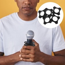 5 Pcs Mic Ring Set Microphone Anti-roll Rubber Rings Anti-recording Equipment