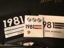 1981 Inventions overdrive white w/bag manual RARE