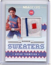 2023-24 Panini NBA Hoops - Rookie Sweaters Ausar Thompson #RSW-AST (MEM, RC)