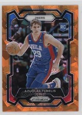 2023-24 Panini Prizm Orange Ice Prizm Azuolas Tubelis #283 r1p