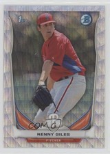 2014 Bowman Prospects Chrome Silver Wave Refractor 9/25 Ken Giles Kenny 0it8