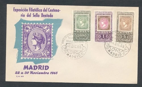 D473269 Spain FDC Madrid Stamp Exposition