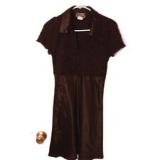 City Triangles Little Black Dress Size M L Black Satin Formal