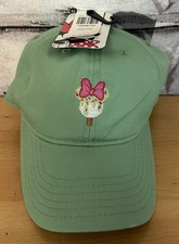 NWT Women's Disney Minnie Mouse Mint Green Popsicle Baseball Adjustable Hat