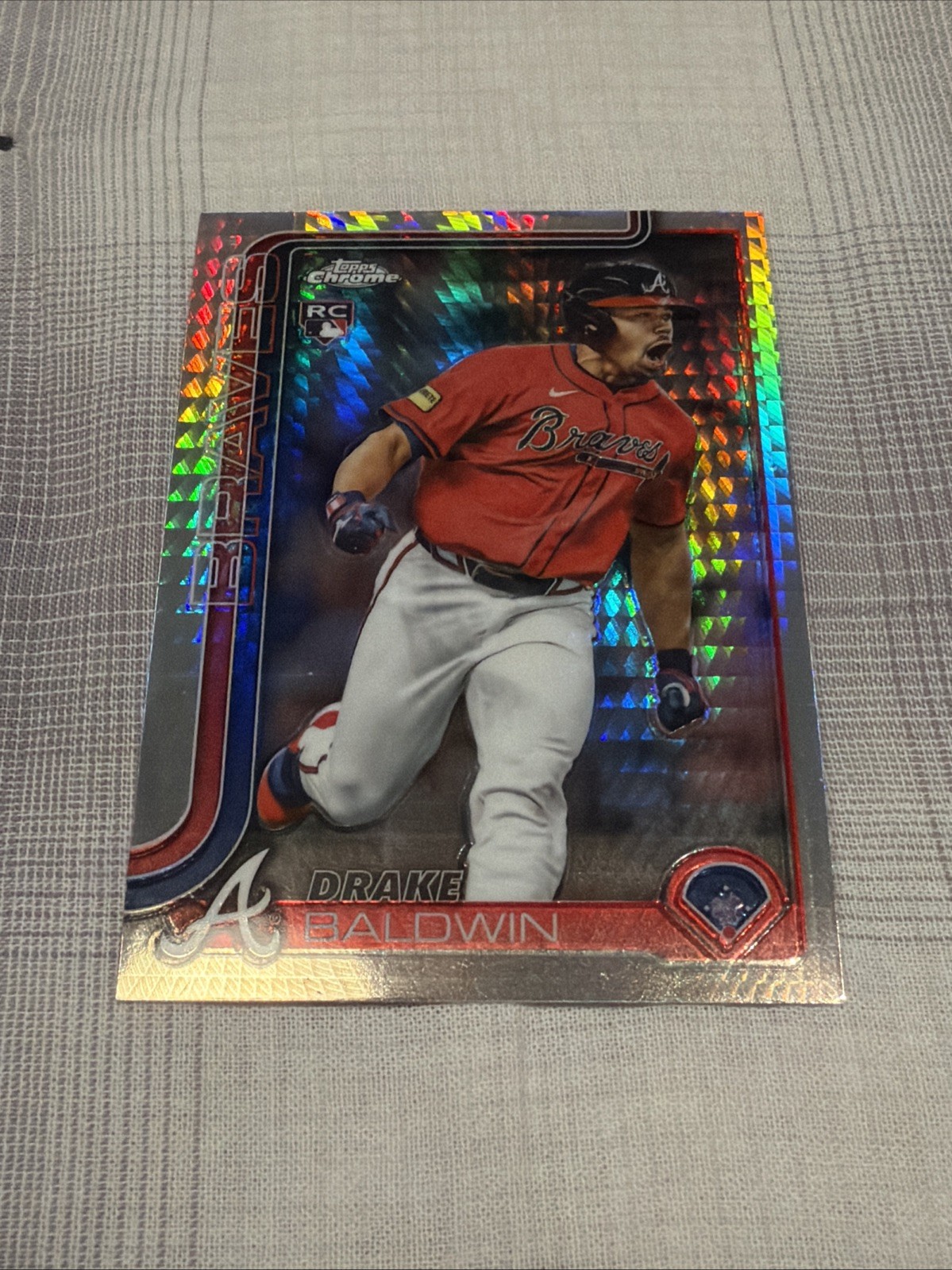 2025 Topps Chrome Update Series - Drake Baldwin #USC96 Geometric Refractor (RC)