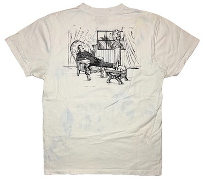Billionaire Boys Club Script T Shirt Men s L Living Room Sketch Cigar Smoke Rare