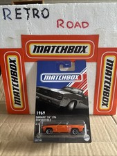 Matchbox American Convertible 1969 Camaro Ss396 In Orange New In The Box