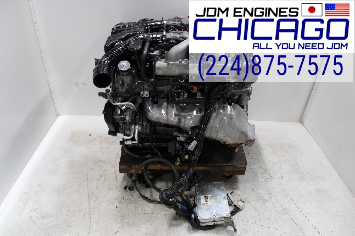 JDM TOYOTA CENTURY 1GZFE 5.0L V12 ENGINE WITH WIRING & ECU 1997