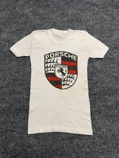 Vintage Porsche Stuttgart Car T Shirt Sz Sm 12x21 1970s 1980s Germany Cars