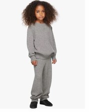 The Row Kids Grey Cashmere Louie Lounge Pants Sz 2T NWT Unisex 590