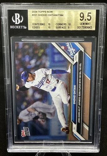 2024 Topps Now Shohei Ohtani 100 SB/100 HR | BGS 9.5 | Card No. 251 | LA Dodgers