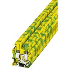 2PC PHOENIX CONTACT - IC 3248032 Terminal Block Mini Ground Screw Conn MUT 2 5-