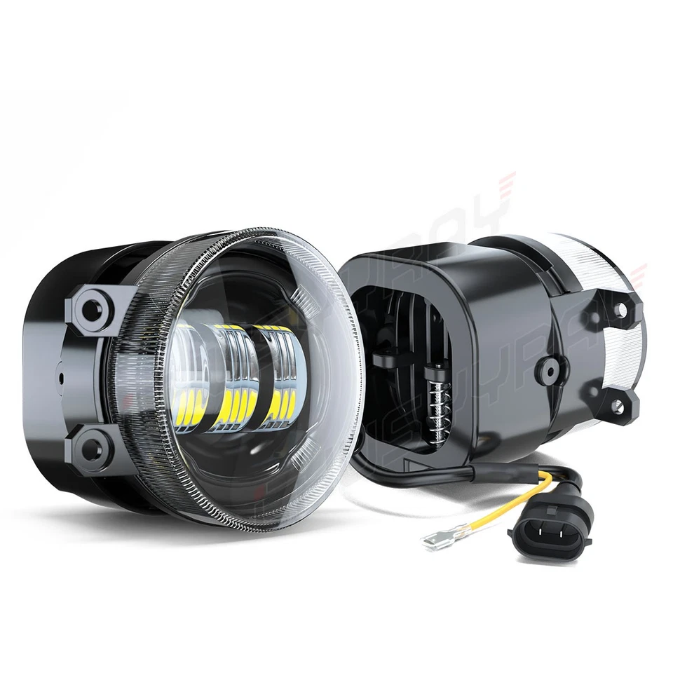 Противотуманные фары для Toyota Tundra 2000-2006 годов выпуска для 01-07 Sequoia бампер лампа 2x - Изображение 3 из 4