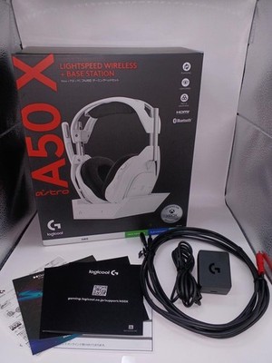 Logitech ASTRO A50X Weiß Kabellos Headset mit OVP Getestet Japan Gebraucht