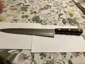 Case XX CAP 200, 10-in Blade Chef's Knife, Excellent  Condition Finger Grips