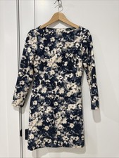 Zara Women's Blue Floral Dress