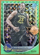 2025-26 Draymond Green Bowman Chrome Green Geometric Refractor 63/99