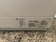 Vintage 1988 Apple LaserWriter II Printer M6000 Paperwork, Discs and Cords 