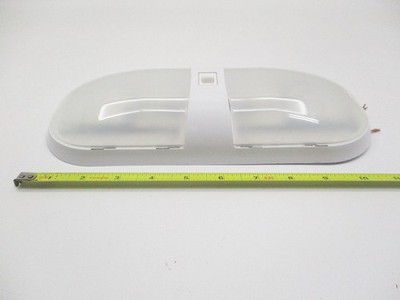 Double White LED Motorhome RV Bus Trailer Utility Dome Light / On Off Switch