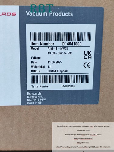 EDWARDS D14641000 Vacuum Gauge USED