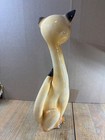 Large MCM Black Tan Siamese Cat Statue 17" Vintage unknown marker — photo 7