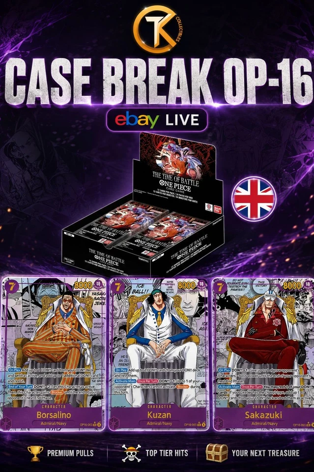 [CASE BREAK OP-16] ONE PIECE THE TIME OF BATTLE EVENT