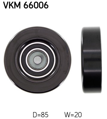 Lower SKF VKM 66006 Deflection/Guide Pulley, V-ribbed belt for SUZUKI