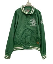 Vintage Russell Athletic Green Snap Button Varsity Jacket Men’s L USA Made #135