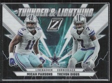 2022 Zenith #TL-MT Micah Parsons Trevon Diggs Thunder and Lightning Cowboys (JT)