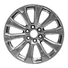 22x9 10 Spoke Refurbished Aluminum Wheel Metallic Polished 560-05922