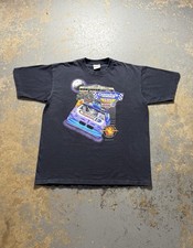 Vintage 1994 NASCAR Winston Cup Bristol Raceway Black Graphic Shirt-Size XL