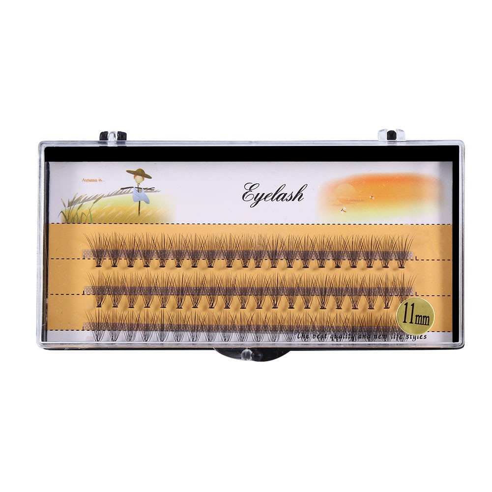 Natural Soft False Eyelash Extension Deluxe Lashes VOLUME Flase Fans 3d Eyel L2S