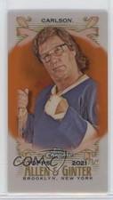 2021 Topps Allen & Ginter Chrome Mini Orange Refractor 10/25 Jeff Carlson 17a5