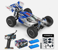 WLtoys 144011 1/14 Fast RC Car,Max 43 MPH Off-Road Remote Control Car with Light