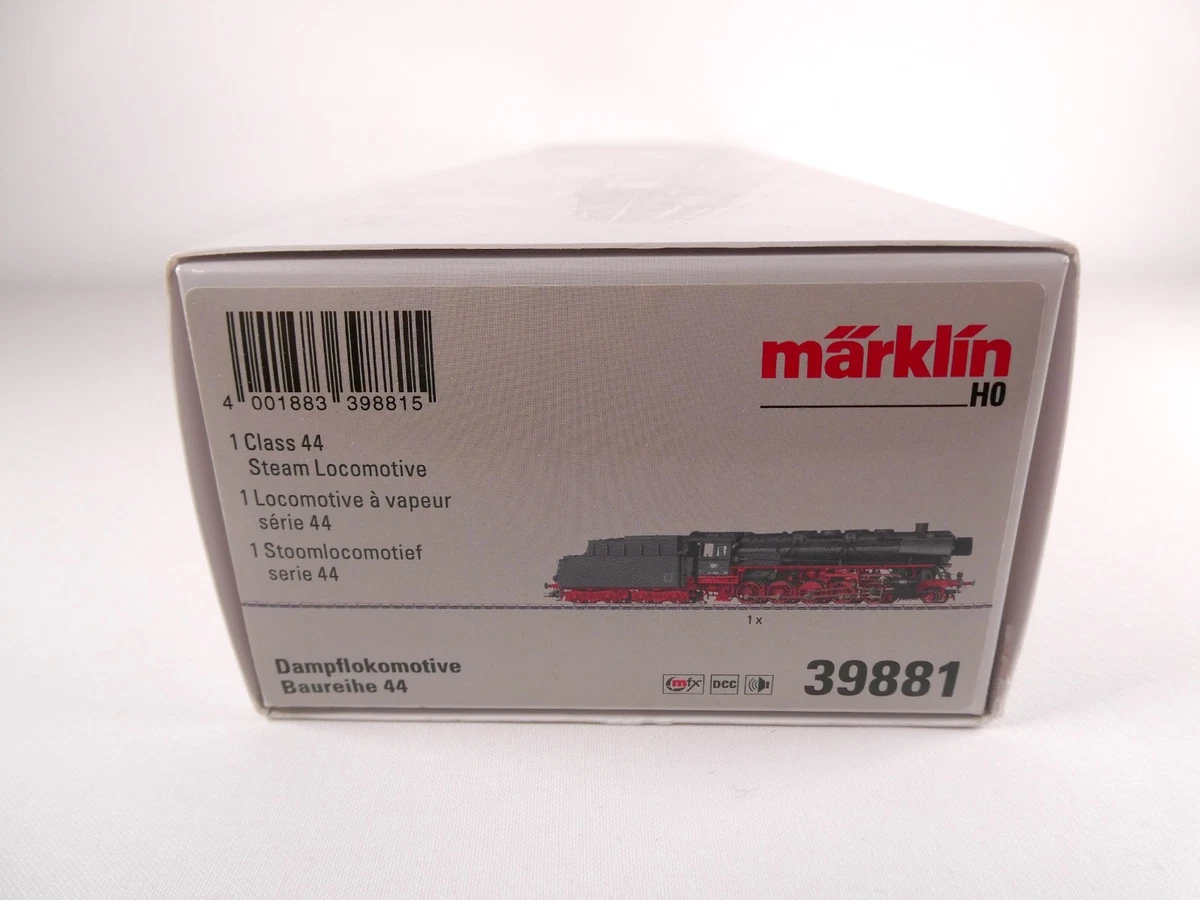 MÄRKLIN H0 39881 digital /Sound: BR44 1374 DB Dampflok