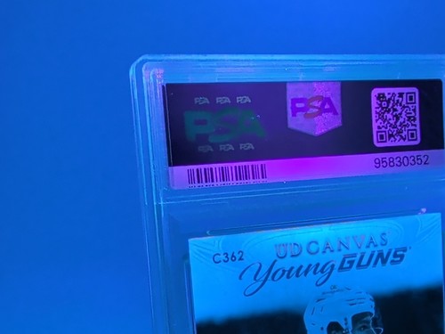 2023-24 Upper Deck #C362 Leo Carlsson Young Guns Canvas RC - PSA 10 - Picture 12 of 13