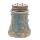 Victorian EAPG Unknown Maker Vine Tinted Milk Glass Single Salt Shaker 2 1/2"