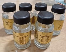 8 Empty Spice Jars Glass with Plastic Lids