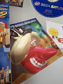 Virtua Fighter 2 Sega Saturn Game With manual & Leaflets Creased Cover 