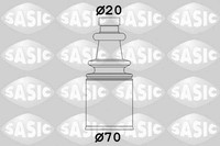 Sasic Faltenbalgsatz Antriebswelle 2873693 FüR 106 Berlingo S0 Saxo Peugeot C15