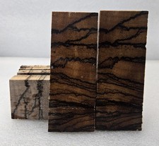 Premium Stabilized Zebrawood Knife Scales 4.5x1.75x0.375