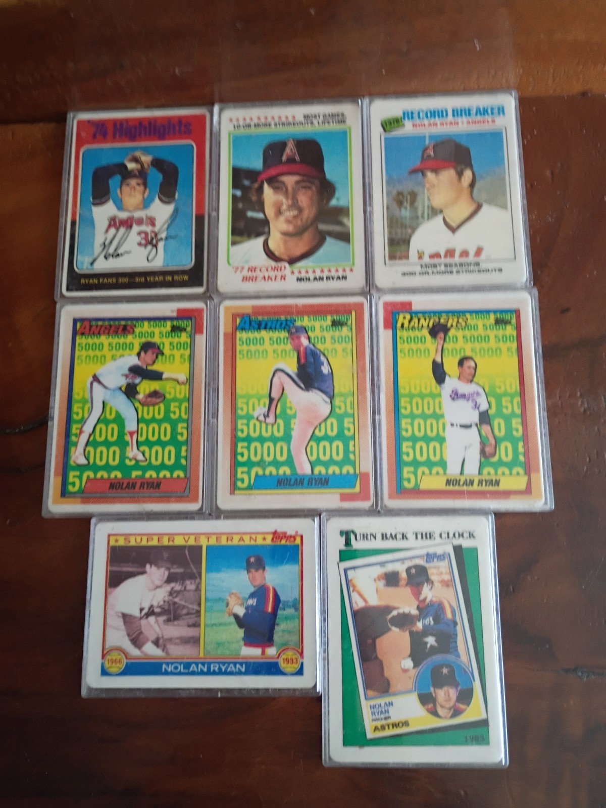 Nolan Ryan Topps Porcelain Ceramic Cards