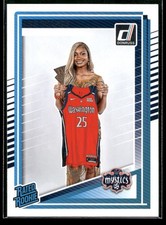 2025 Panini Donruss WNBA Kiki Iriafen RATED ROOKIE CARD Mystics #94 RC