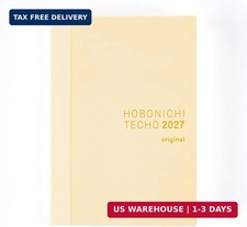 Hobonichi Techo 2027 Original Book - A6, English, Daily, January Start, Monday S