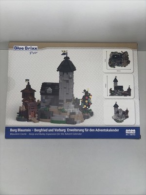 BlueBrixx 108753 Burg Blaustein Bergfried Kalender Erweiterung Klemmbausteine