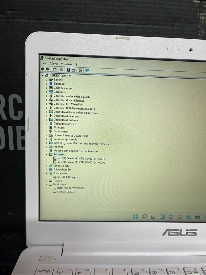 Notebook asus Vivobook 14p  (Intel Celeron N 4gb Ram Ssd128gb) Windows 11 Home - Immagine 4 di 4