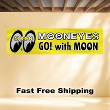 MOONEYES 2'X8' BANNER FLAG