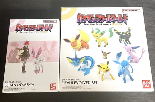 Pokemon Scale World Paldea Region Eevee Evolution & Penny Sylveon set